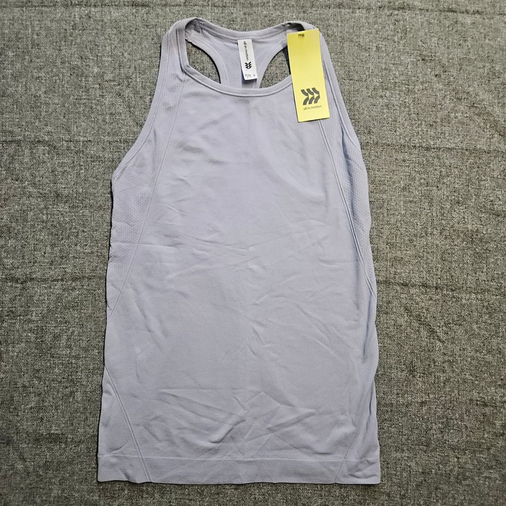 Tank Top Womens XS Lilac Purple NEW All in Motion Seamless Racerback Activewear